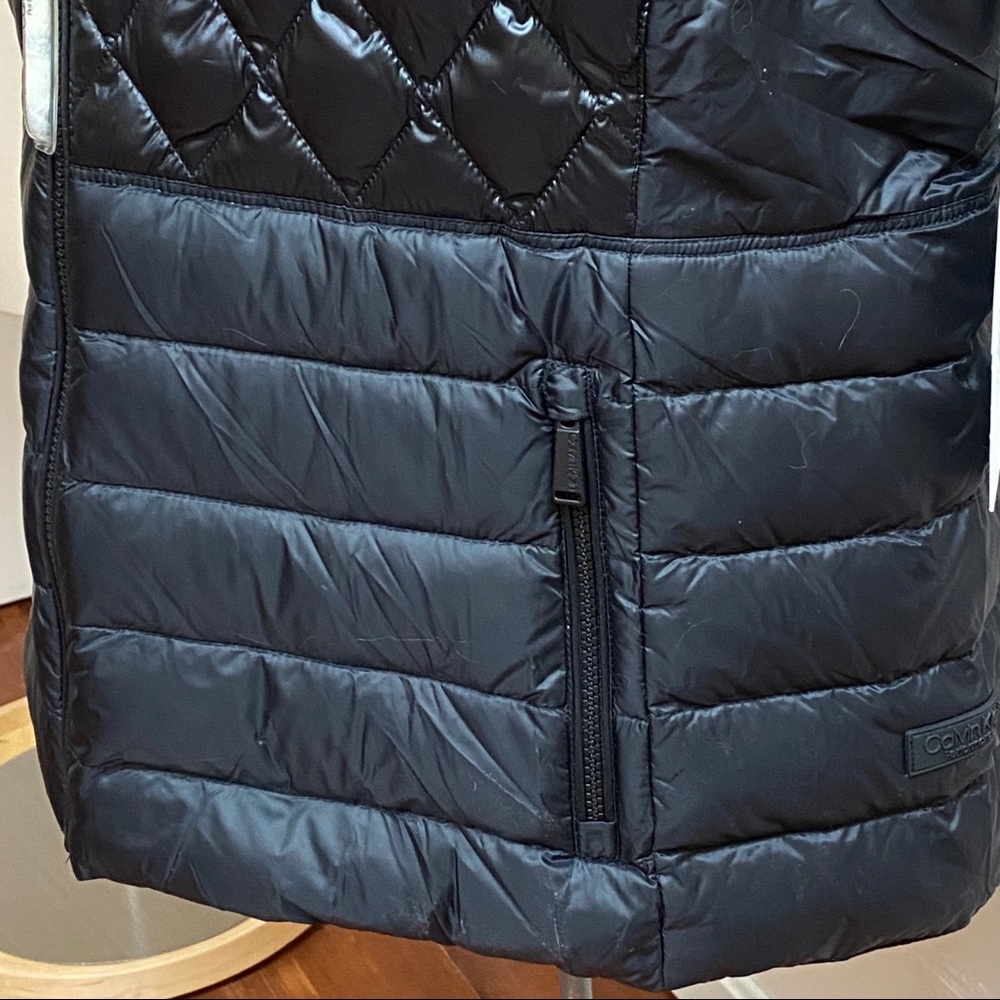 Calvin Klein Performance Black Down Puffy Vest - Picture 5 of 8
